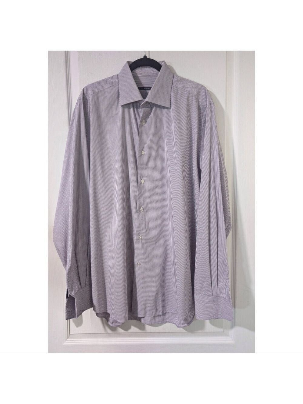 Pal Zileri | Pinstripe Dress Shirt In Purple